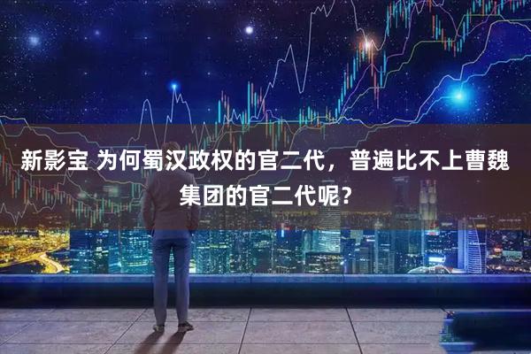 新影宝 为何蜀汉政权的官二代，普遍比不上曹魏集团的官二代呢？